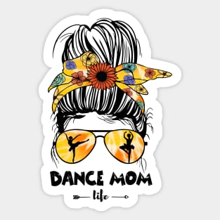 Dance Mom Life Messy Bun Sticker